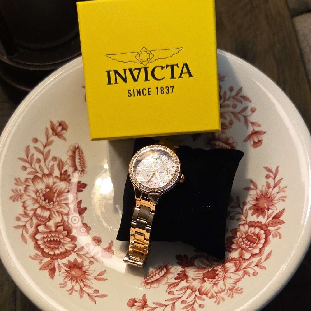 Invicta Gold and Silver Watch